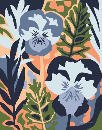 Framed Pansy Pandemic Print