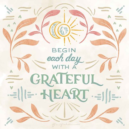 Framed Heart and Mind I Print