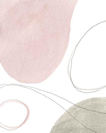 Framed Threads of Motion I Print