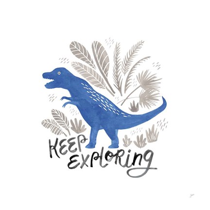 Framed Dino Inspiration IV Print