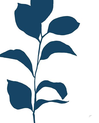 Framed Navy Branch I Print