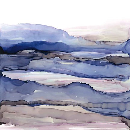 Framed Bluescape IV Print