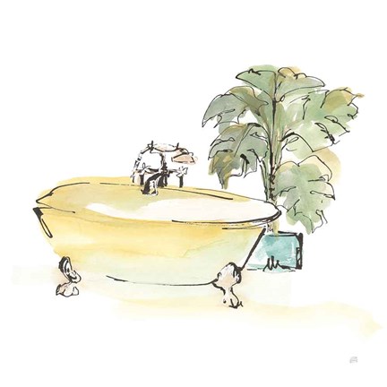 Framed Tub III Print