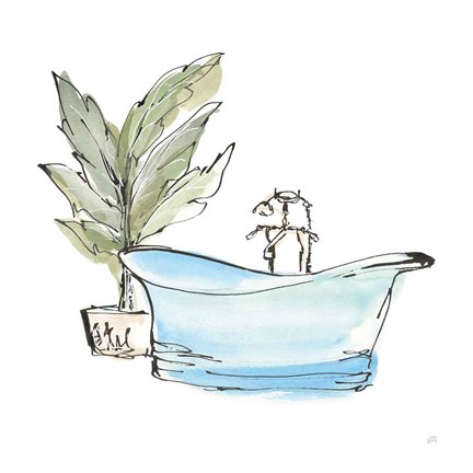 Framed Tub II Print