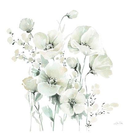 Framed Secret Garden Bouquet II Print