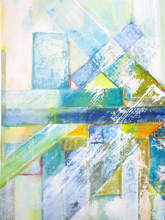 Framed Summerview Abstract  I Print