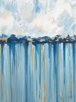 Framed Ocean Blues Print