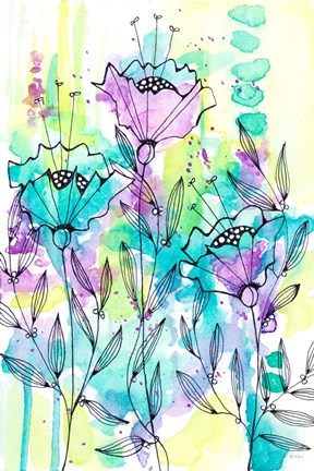 Framed Floral Beauties Print