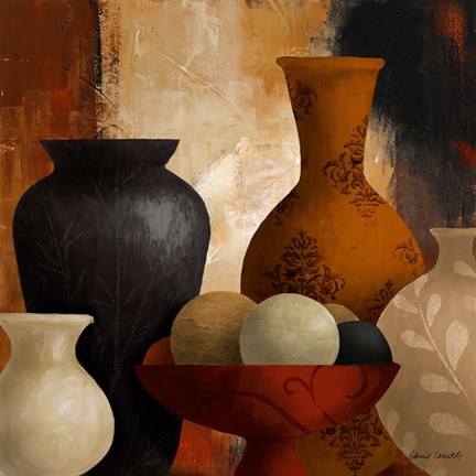 Framed Spiced Vessels I Print