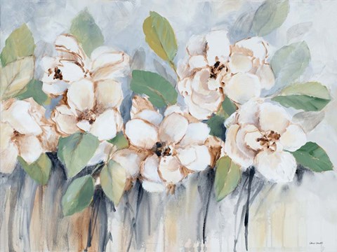 Framed Modern Fleurs Print