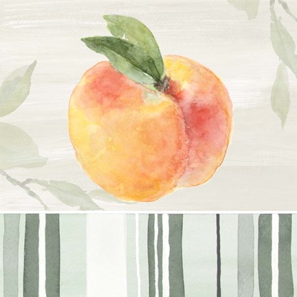 Framed Une Peche II Print