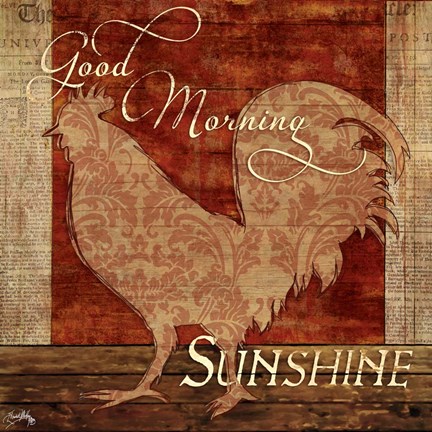 Framed Good Morning Sunshine Print