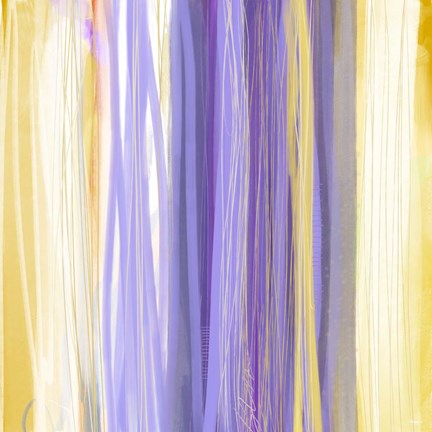 Framed Linear Verticals Print