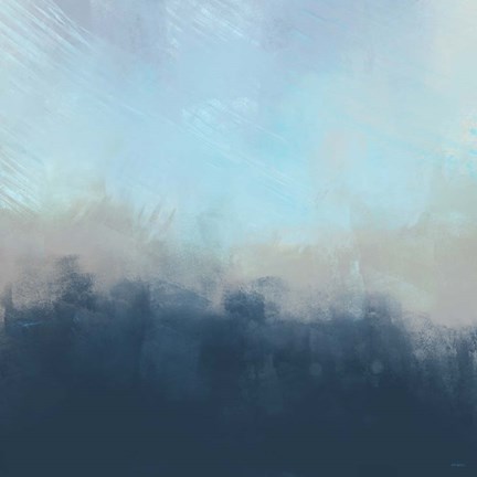 Framed Ocean Fog I Print