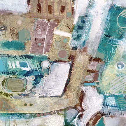 Framed City Life II Print