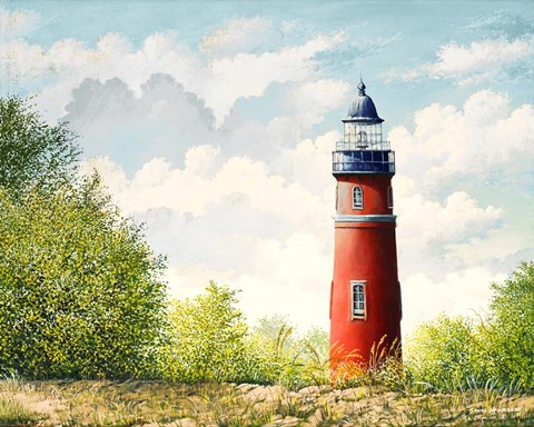 Framed Lighthouse II Print