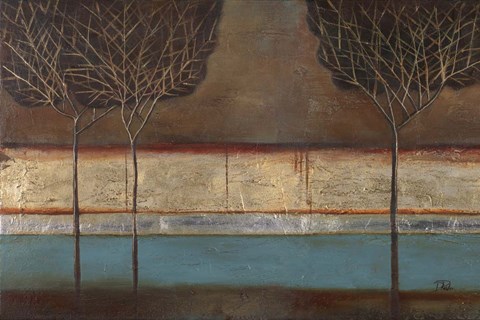 Framed Gold Forest Print