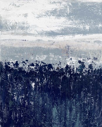 Framed Indigo Contemporary II Print