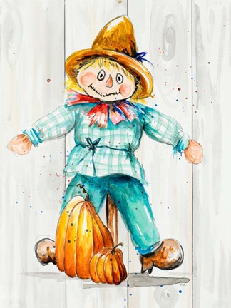 Framed Scarecrow Print