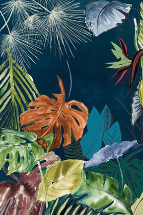 Framed Gold Selva Print