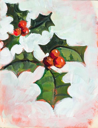 Framed Mistletoe Holiday Print