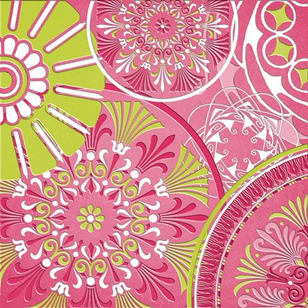 Framed Pink Bubblegum II Print