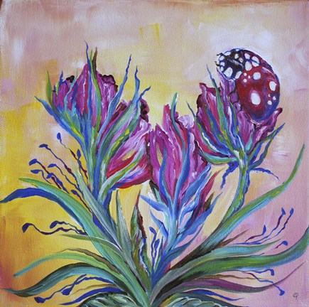 Framed Lady Bug Lady Bug Print