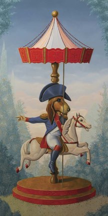 Framed Little Carousel Print