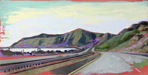 Framed Road to Santa Barbara Print