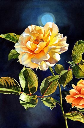 Framed Once in a Blue Moon Print