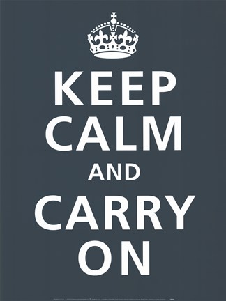 Framed Keep Calm Print