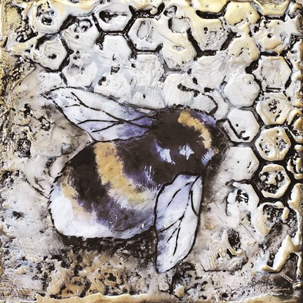 Framed Worker Bees I Print