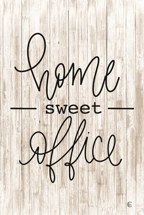 Framed Home Sweet Office Print