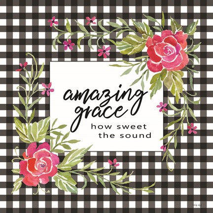 Framed Amazing Grace Print