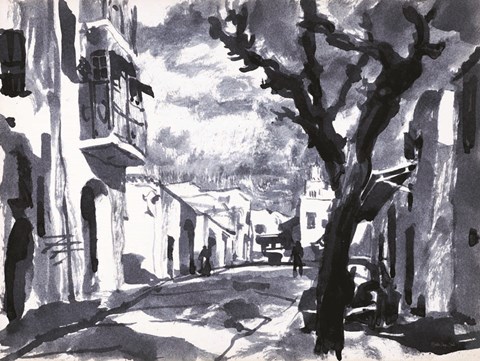 Framed Somewhere in France Print