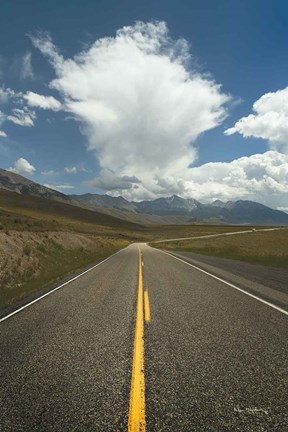 Framed Highway 93 in Idaho Print