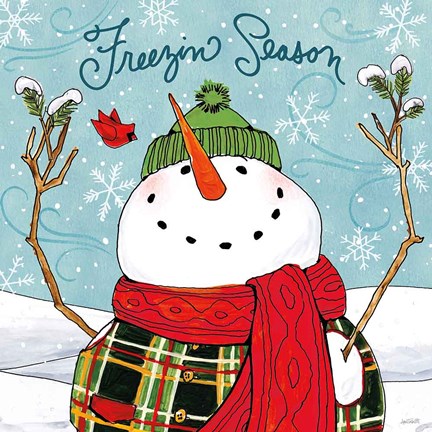 Framed Snowplace Like Home III Print