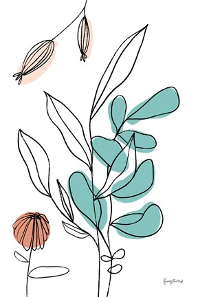 Framed Rooted V Print