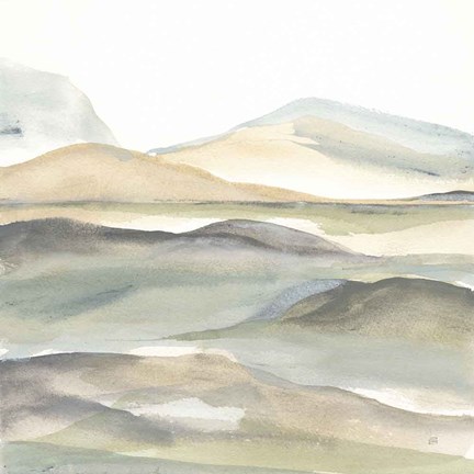 Framed Valleyscape I Print