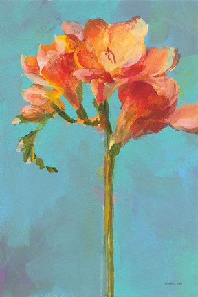 Framed Modern Floral II Print