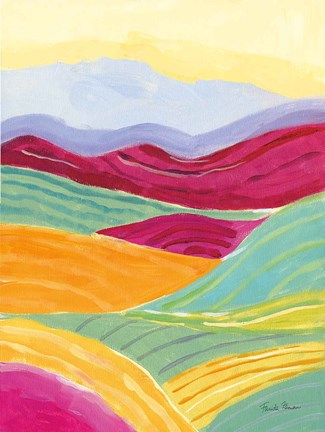 Framed Sunny Landscape II Print