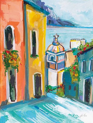 Framed Positano III Print