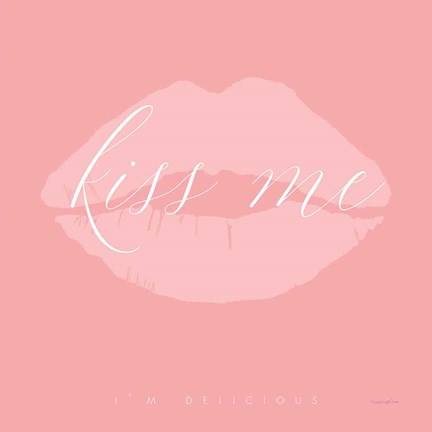 Framed Kiss Me Print