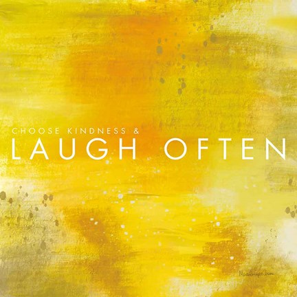 Framed Laugh Often Print