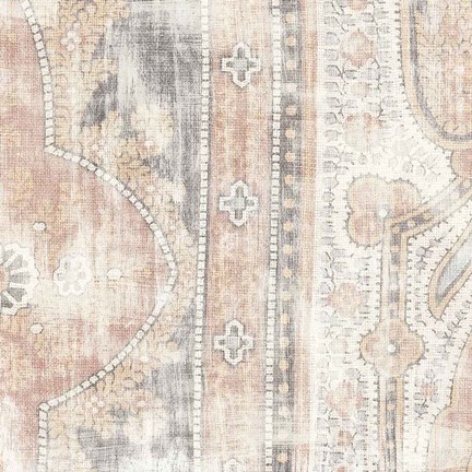 Framed Antique Cloth I Print