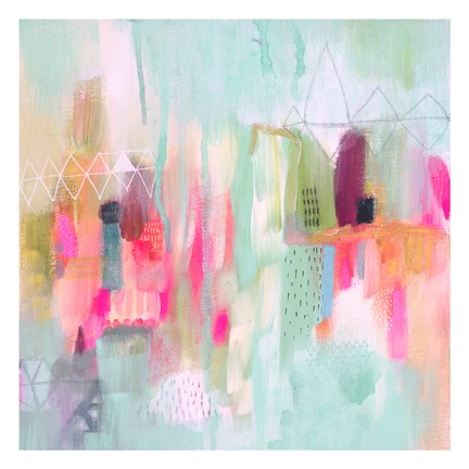 Framed Vibrant Spring 1 Print