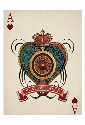 Framed Playing Cards 1 Print