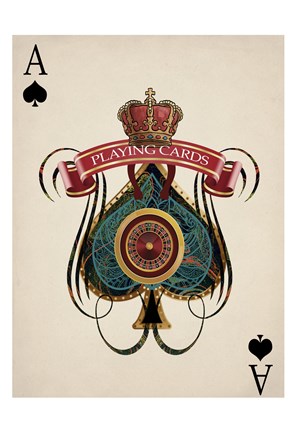 Framed Playing Cards 2 Print