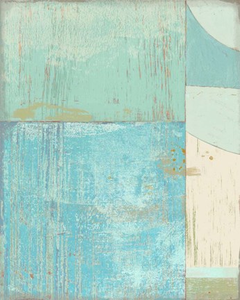 Framed Coastal Blues No. 2 Print