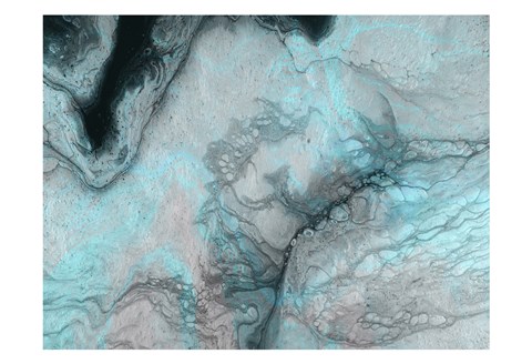 Framed Blue Crevice Print